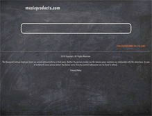 Tablet Screenshot of musicproducts.com